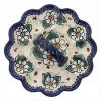 Polish Pottery Overhead Shot Ladybug Egg Plate