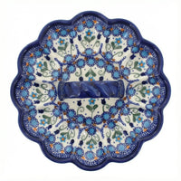 Polish Pottery Overhead Shot Savannah Egg Plate
