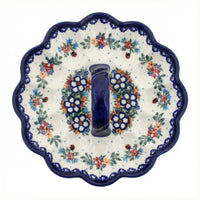 Polish Pottery Overhead Shot Scarlett Egg Plate