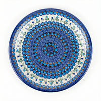 Polish Pottery Overhead Shot Savannah Large Round Platter
