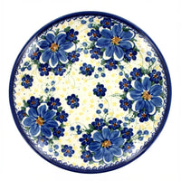 Polish Pottery Overhead Shot Daisy Surprise Cake Plate