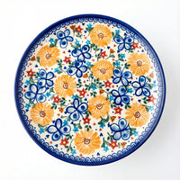 Polish Pottery Overhead Shot Butterfly Cake Plate