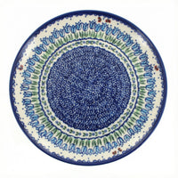 Polish Pottery Overhead Shot Garden Tulip Cake Plate