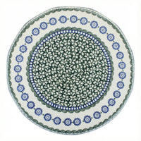 Polish Pottery Overhead Shot Maia Cake Plate