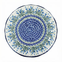 Polish Pottery Overhead Shot Tulip Bouquet Cake Plate