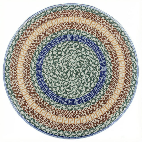 Polish Pottery Overhead Shot Athena Cake Plate