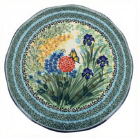 Polish Pottery Overhead Shot Teresa Cake Plate