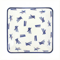 Polish Pottery Overhead Shot Zoe Square Dinner Plate
