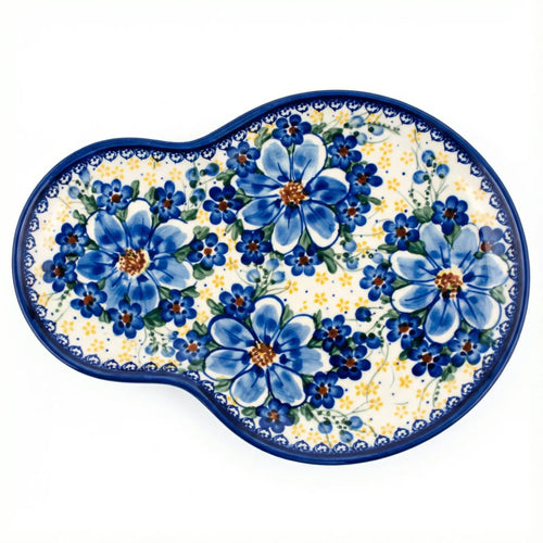 Polish Pottery Overhead Shot Daisy Surprise Breakfast Plate
