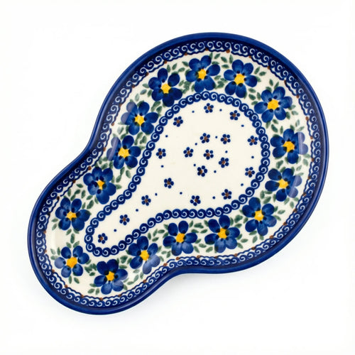 Polish Pottery Overhead Shot Spring Blossom Breakfast Plate