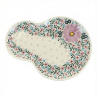 Polish Pottery Overhead Shot Lilac Garden Breakfast Plate