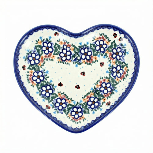 Polish Pottery Overhead Shot Scarlett Breakfast Plate