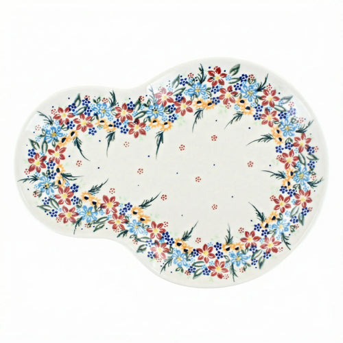 Polish Pottery Overhead Shot Tara Breakfast Plate