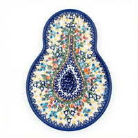 Polish Pottery Overhead Shot Garden of Eden Breakfast Plate