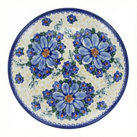 Polish Pottery Overhead Shot Daisy Surprise Cake Plate
