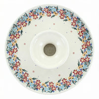 Polish Pottery Overhead Shot Tara Cake Plate