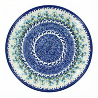Polish Pottery Overhead Shot Misty Cake Plate
