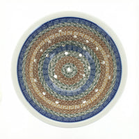 Polish Pottery Overhead Shot Athena Berry Bowl & Plate