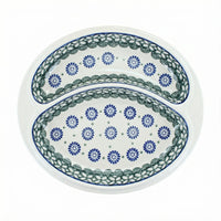 Polish Pottery Overhead Shot Maia Bratwurst Plate