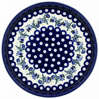 Polish Pottery Overhead Shot Sweet Annie Torte Plate