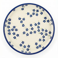 Polish Pottery Overhead Shot Willow Torte Plate