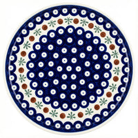 Polish Pottery Overhead Shot Nature Torte Plate