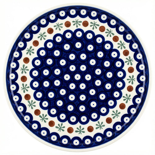 Polish Pottery Overhead Shot Nature Torte Plate