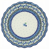 Polish Pottery Overhead Shot Eliza Pie Plate