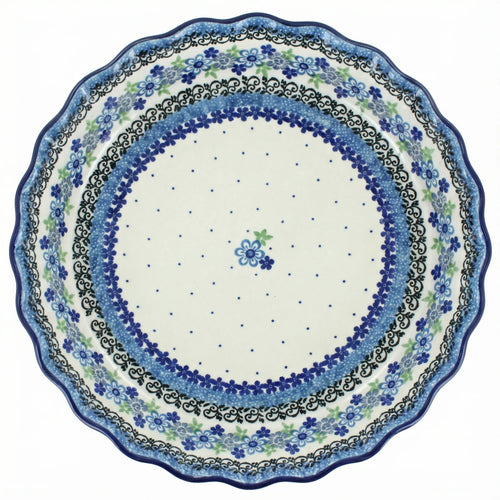 Polish Pottery Overhead Shot Eliza Pie Plate