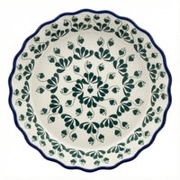 Polish Pottery Overhead Shot Alyce Pie Plate