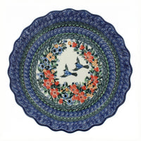 Polish Pottery Overhead Shot Maria Pie Plate