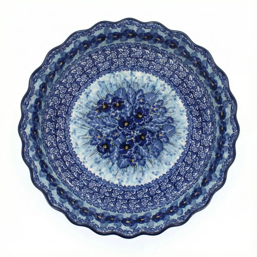 Polish Pottery Overhead Shot Joanna Pie Plate
