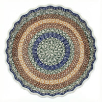 Polish Pottery Overhead Shot Athena Torte Plate