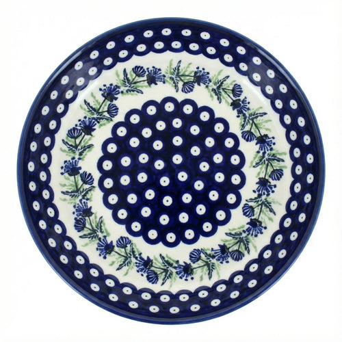 Polish Pottery Overhead Shot Sweet Annie Pie Plate