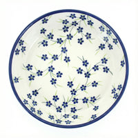 Polish Pottery Overhead Shot Willow Pie Plate