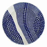 Polish Pottery Overhead Shot Zara Pie Plate