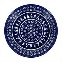 Polish Pottery Overhead Shot Winter Nights Pie Plate