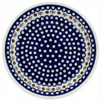 Polish Pottery Overhead Shot Nature Pie Plate