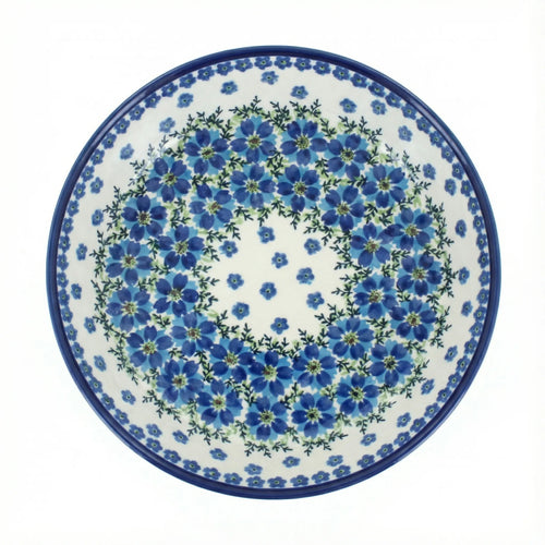 Polish Pottery Overhead Shot Kalina Pie Plate