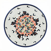 Polish Pottery Overhead Shot Haunted House Pie Plate