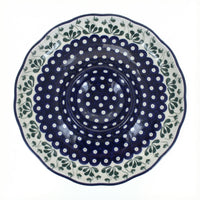 Polish Pottery Overhead Shot Alyce Chip & Dip Plate