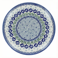 Polish Pottery Overhead Shot Hallsey Pedestal Cake Plate
