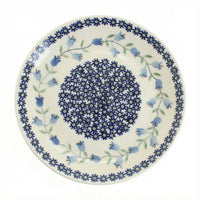 Polish Pottery Overhead Shot Tulip Lunch Plate