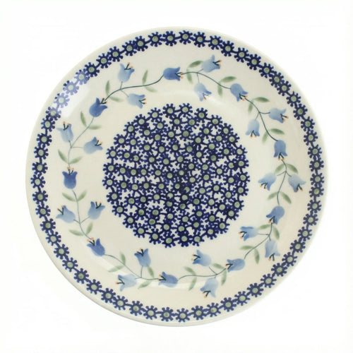 Polish Pottery Overhead Shot Tulip Lunch Plate