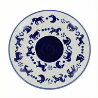 Polish Pottery Overhead Shot Derby Lunch Plate