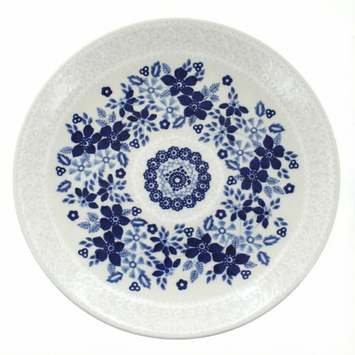 Polish Pottery Overhead Shot Elizabeth Lunch Plate