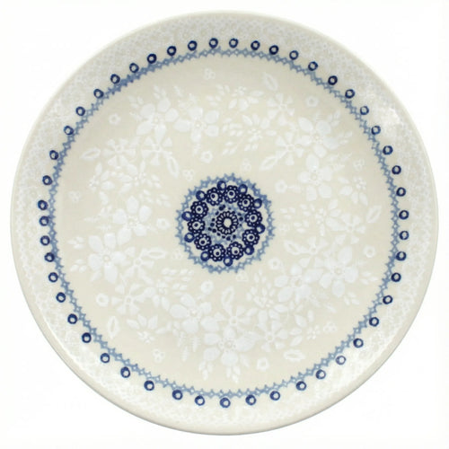 Polish Pottery Overhead Shot Victoria Lunch Plate