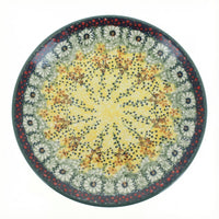 Polish Pottery Overhead Shot Sunshine Grotto Lunch Plate