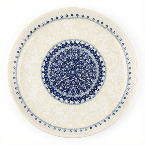 Polish Pottery Overhead Shot Victoria Large Dinner Plate