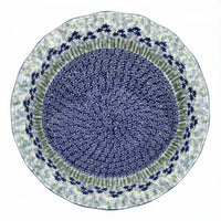 Polish Pottery Overhead Shot Brienna Pie Plate